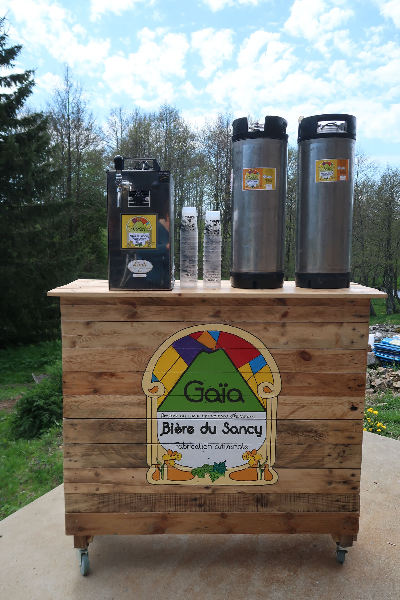 Tireuse portative et fûts Gaïa Tireuse portative et fûts Gaïa