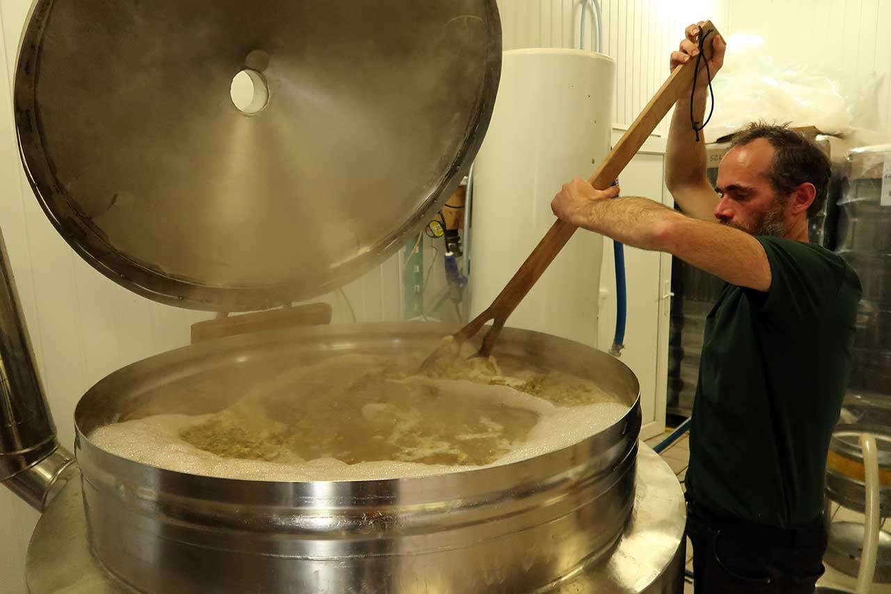 Visite de la brasserie - Gaïa Bière du Sancy